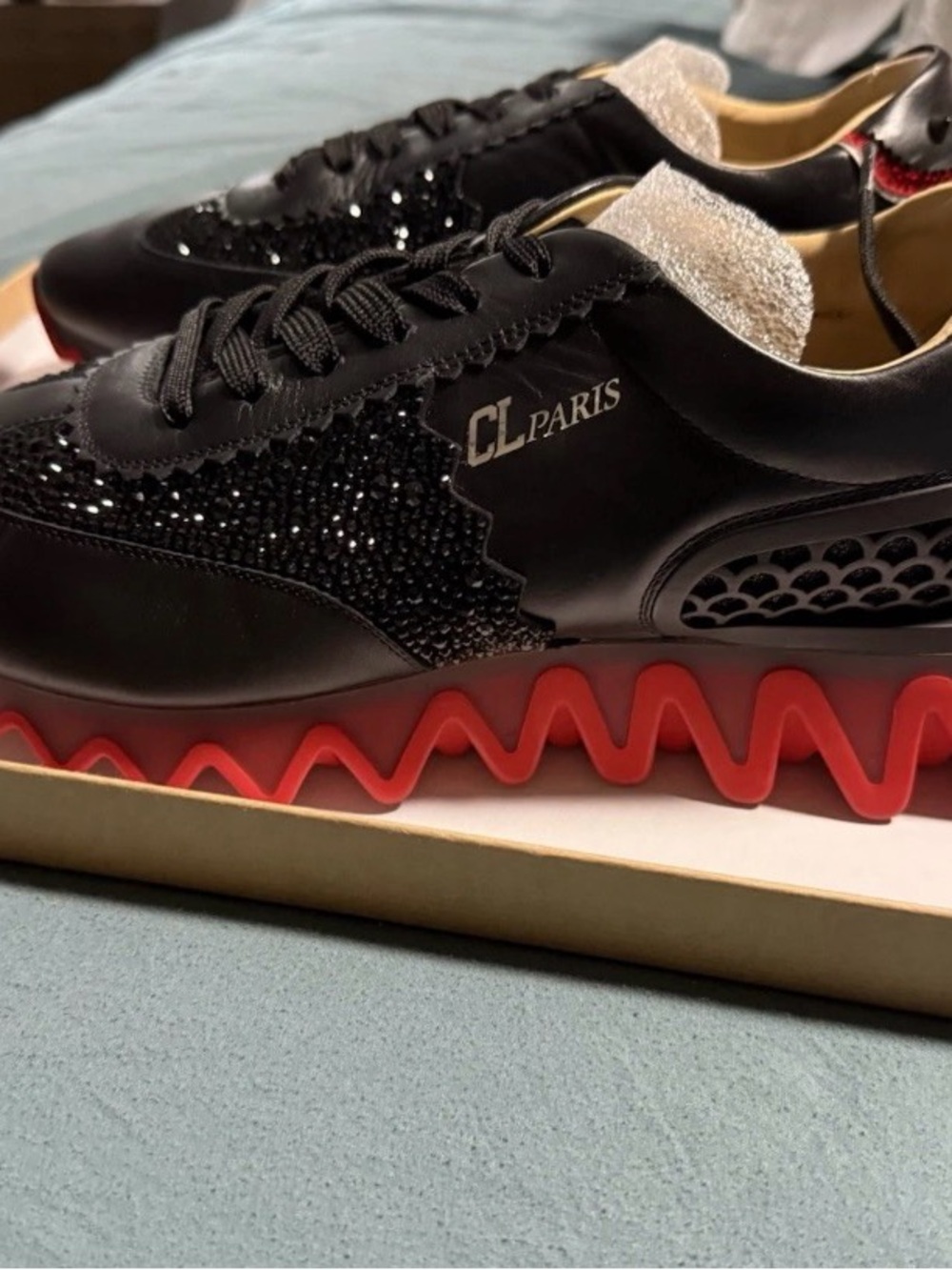 Christian Louboutin Men's Loubishark Strass